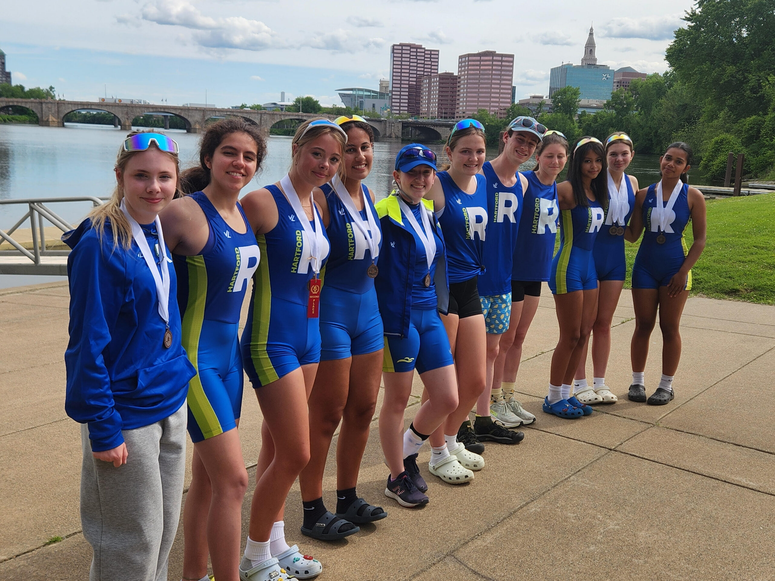 High School Rowing Fall Season — Sports & recreation in Riverfront Boathouse, Riverside Park